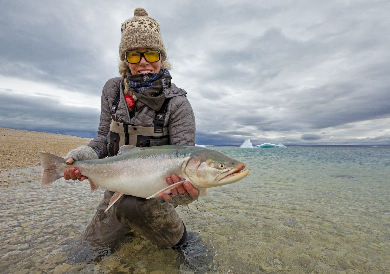 Arctic char fly fishing near Arctic Watch