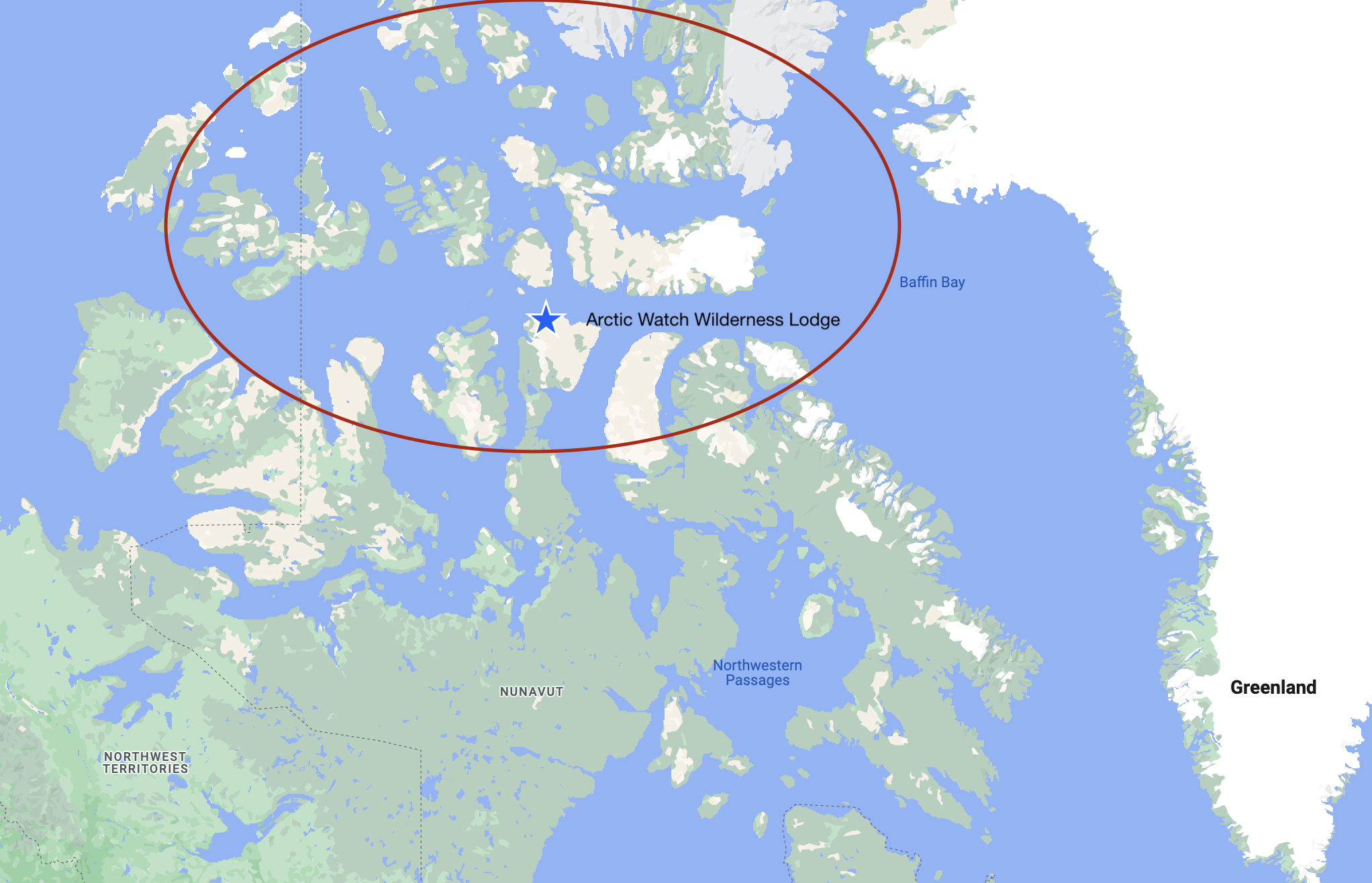 Basic Map of the Canadian High Arctic
