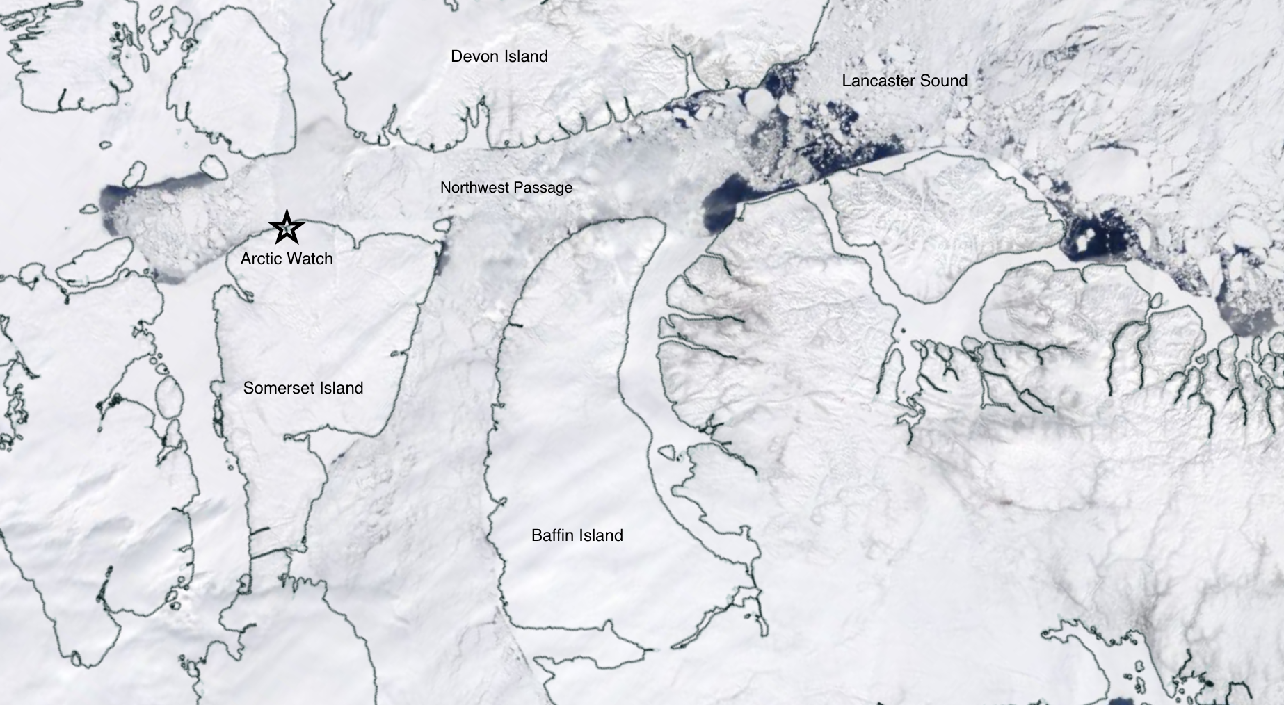 Sea Ice Coverage of the Northwest Passage & Arctic Watch, May 4th 2021