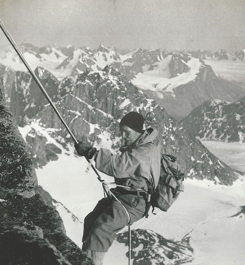 Hans Weber on Baffin Island in 1953