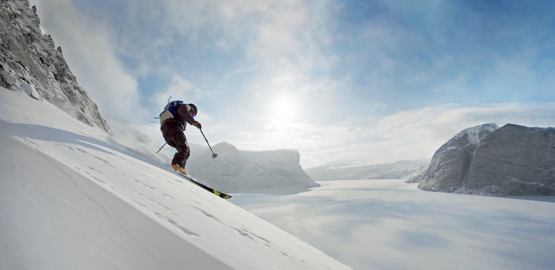 Heli Skiing on Baffin Island