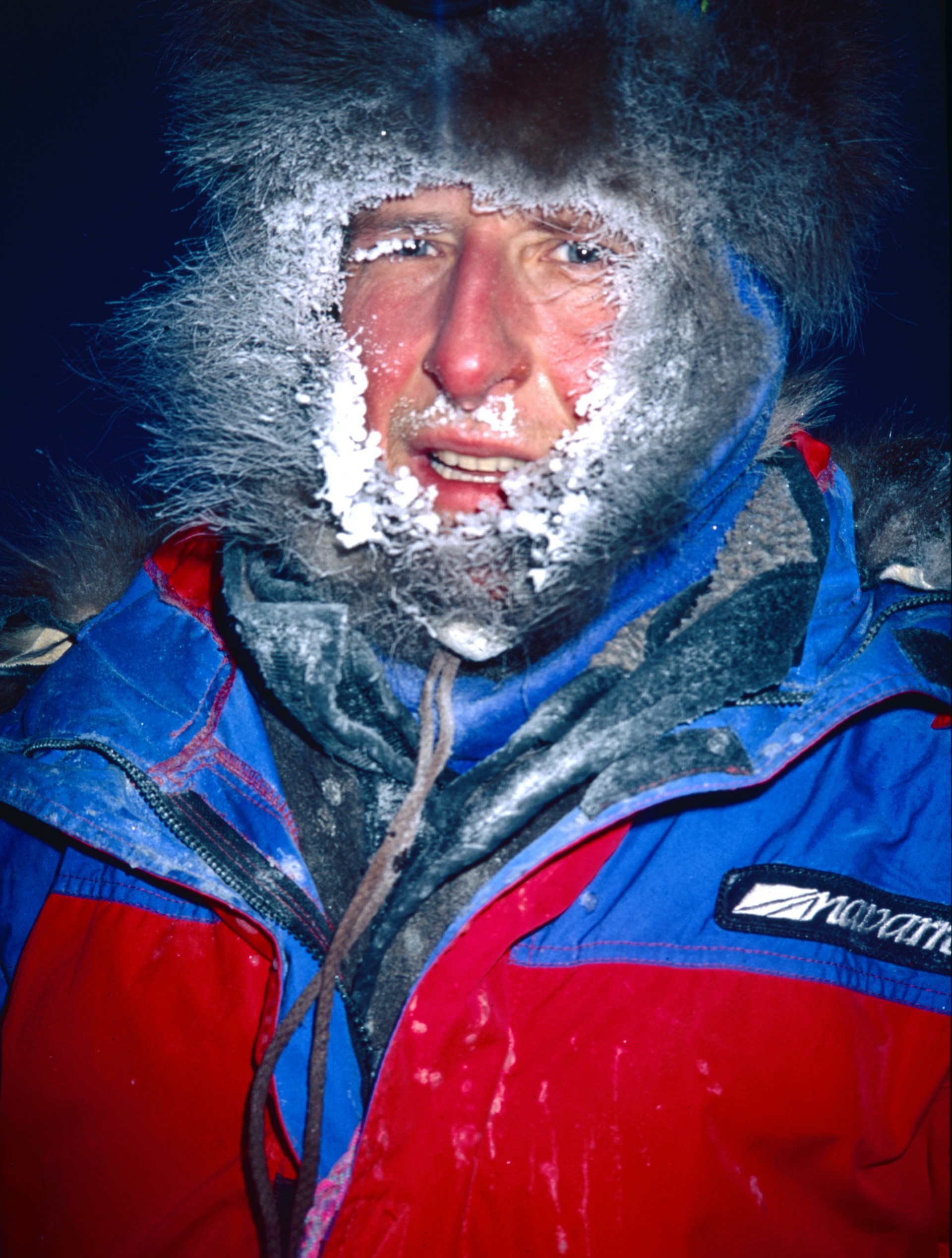 Very cold weather - Richard enroute to the North Pole